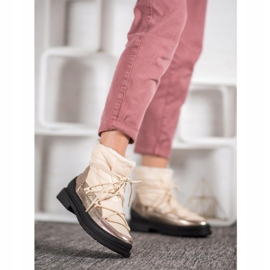 VICES textile snow boots golden 1