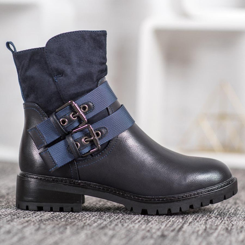 Erynn Workers With A Buckle navy blue blue 2
