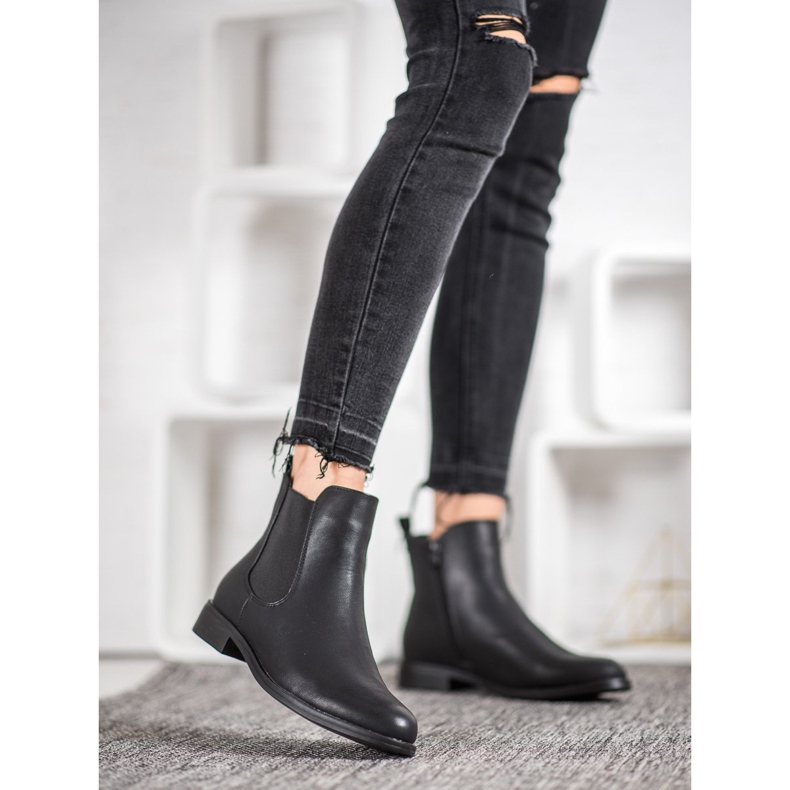 J. Star Chelsea Boots On The Zipper black 2