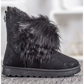 Bella Paris Snow Boots With Fur black 2
