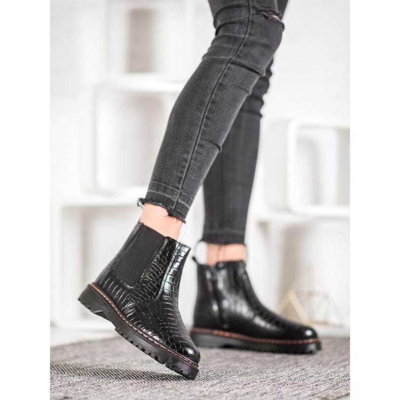 SHELOVET Chelsea Boots On The Platform black 2