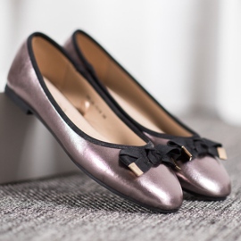 Evento Ballerina With Bow grey 2