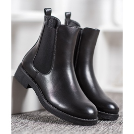 SHELOVET Slip-on boots with an elastic band black 2