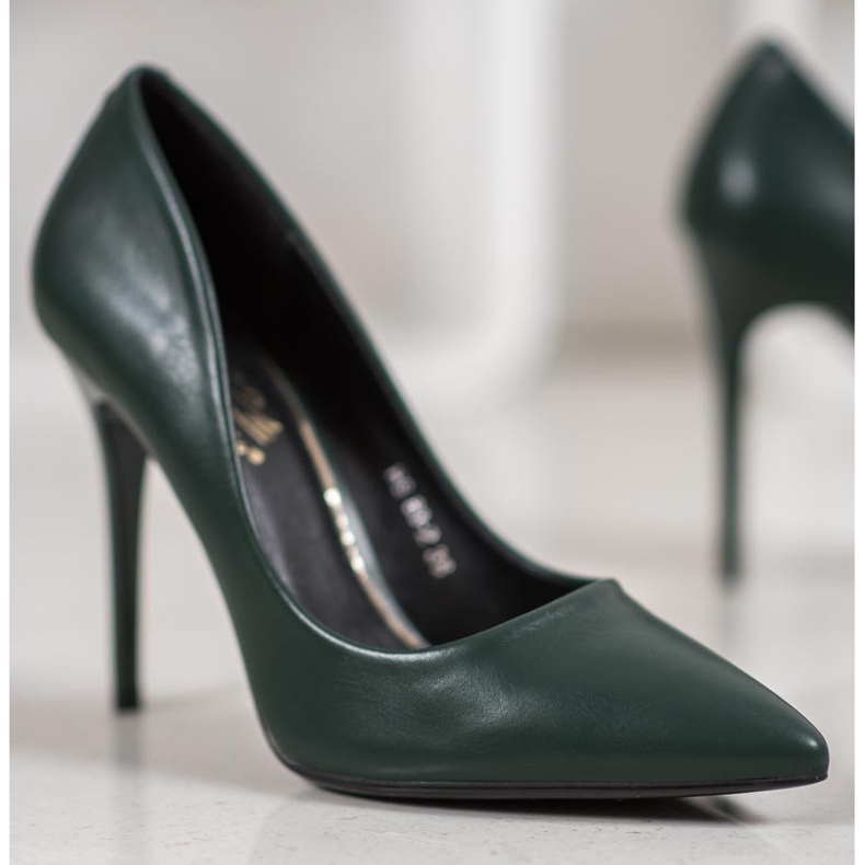 Small Swan Sexy high heels green 1