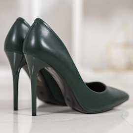 Small Swan Sexy high heels green 2