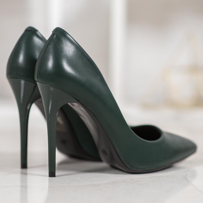Small Swan Sexy high heels green 2