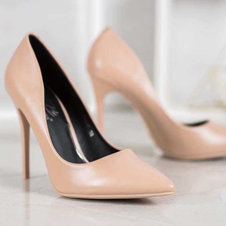 Small Swan Sexy high heels brown 2