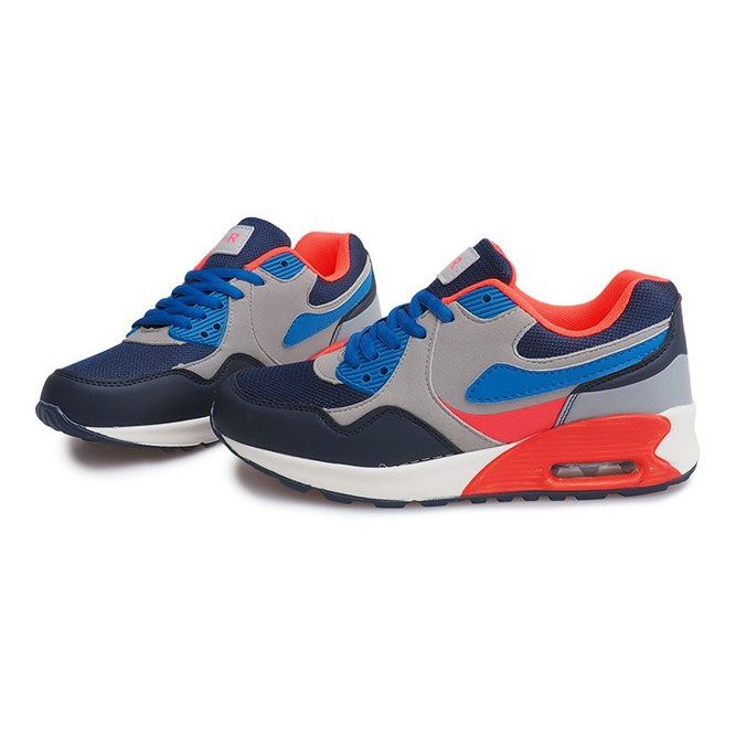 Sneakers B308A-1 Gray navy blue grey multicolored 1