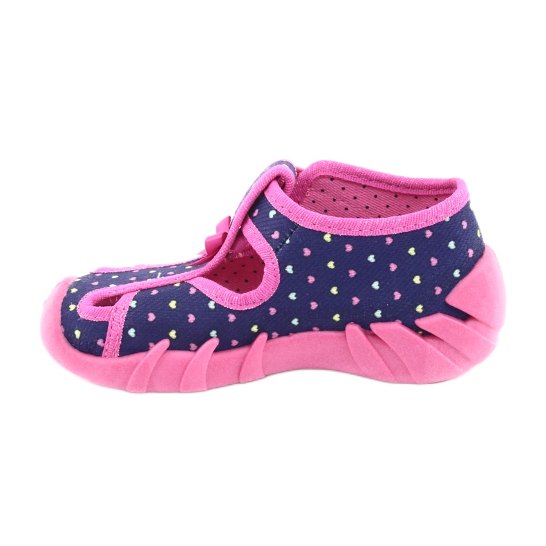 Befado children's shoes 190P092 navy blue pink 2 Befado children's shoes 190P092 navy blue pink 2