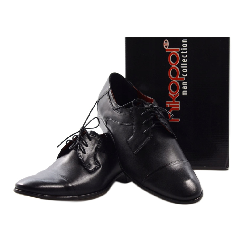 Black classic shoes Nikopol 210 4
