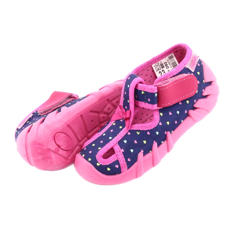 Befado children's shoes 190P092 navy blue pink 5 Befado children's shoes 190P092 navy blue pink 5