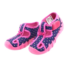 Befado children's shoes 190P092 navy blue pink 3 Befado children's shoes 190P092 navy blue pink 3