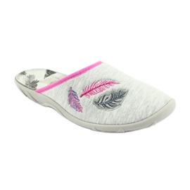 Befado colored women's shoes 235D164 grey pink 1