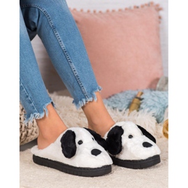 SHELOVET Dogs' slippers white 1