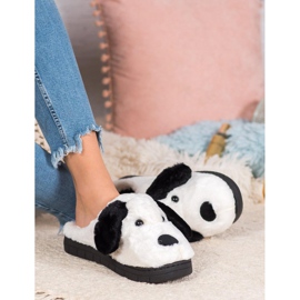 SHELOVET Dogs' slippers white 2