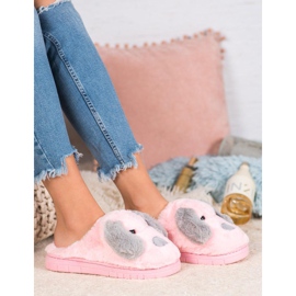 SHELOVET Dogs' slippers pink 1