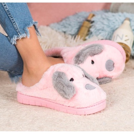 SHELOVET Dogs' slippers pink 2