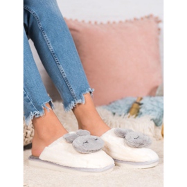 SHELOVET Warm slippers grey 1