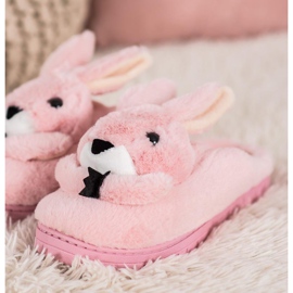 SHELOVET Rabbits slippers pink 1