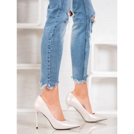 Goodin Fashionable high heels white 1