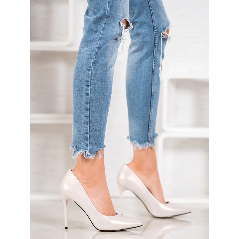 Goodin Fashionable high heels white 1