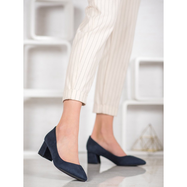 Fama Pumps On A Pillar blue 1 Fama Pumps On A Pillar blue 1