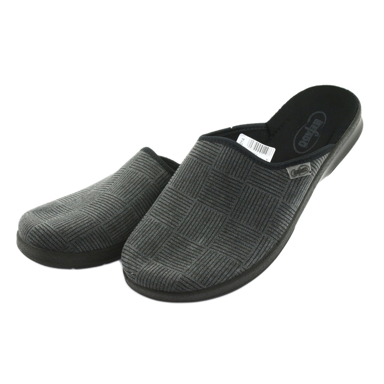 Befado men's shoes pu 548M014 black grey 3