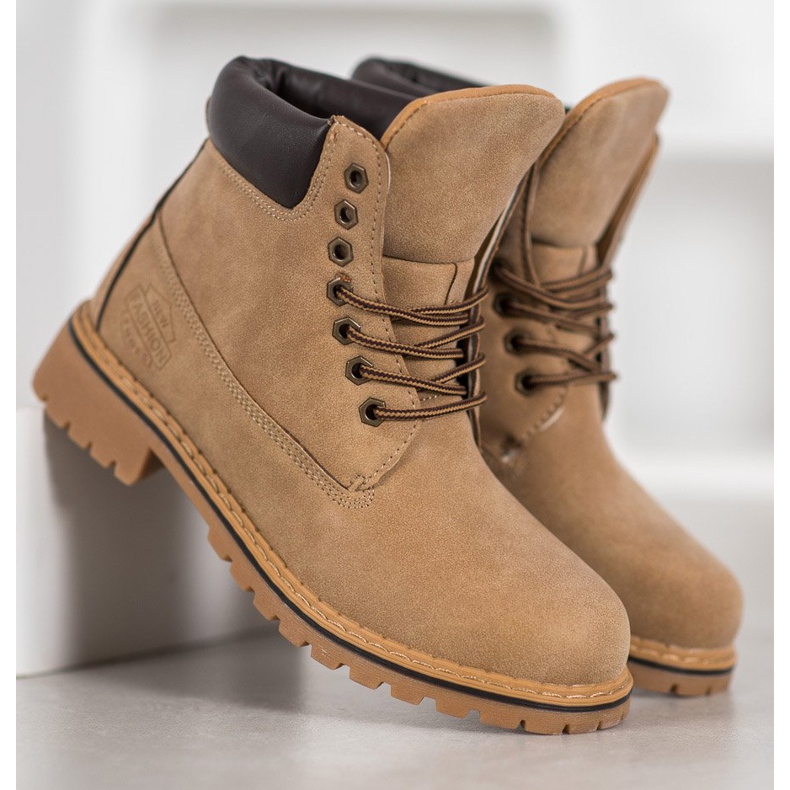 Haver Hiking Boots With Eco Leather brown 2 Haver Hiking Boots With Eco Leather brown 2