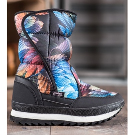 SHELOVET Warm winter snow boots multicolored 2