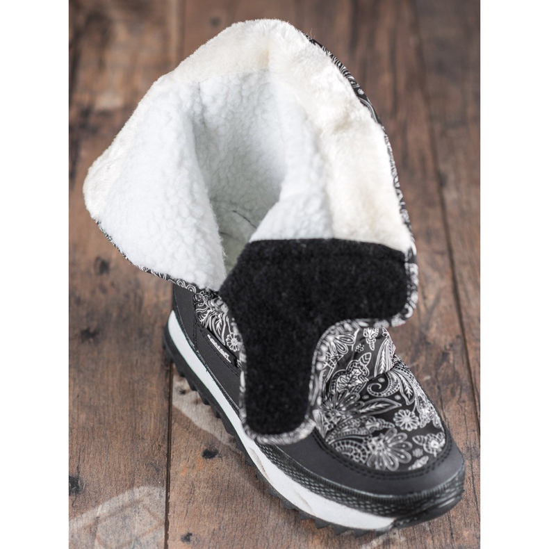SHELOVET Snow boots for winter black 1