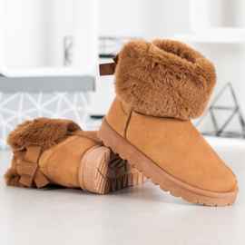 SHELOVET Mukluki With Fur brown 1