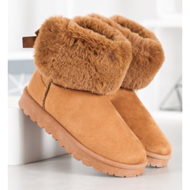 SHELOVET Mukluki With Fur brown 2