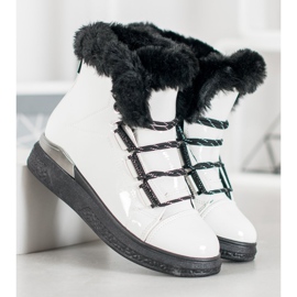 Bella Paris White snow boots 1