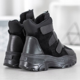 Bona Black Fashion Booties 1