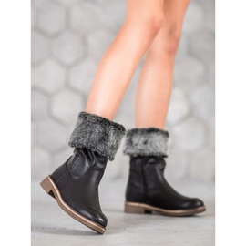 SDS Boots With Roll Up Shank black 1