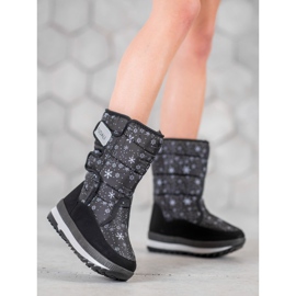 SHELOVET Velcro snow boots black 1