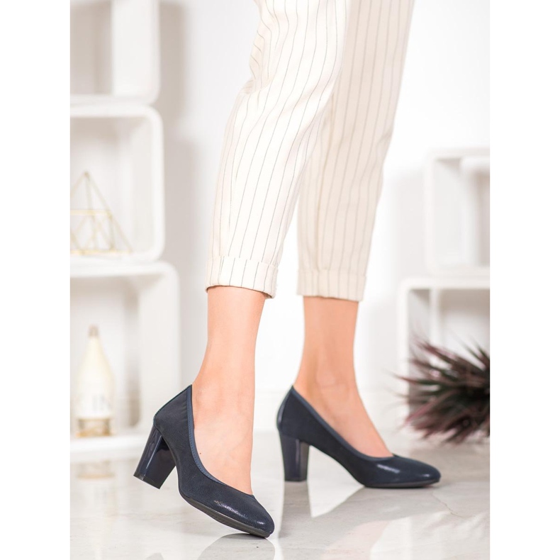 Sergio Leone Comfortable Navy Blue Pumps 2 Sergio Leone Comfortable Navy Blue Pumps 2