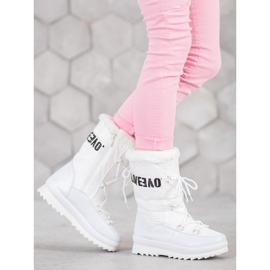 SHELOVET Love snow boots white 1