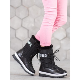 SHELOVET Love snow boots black 1 SHELOVET Love snow boots black 1