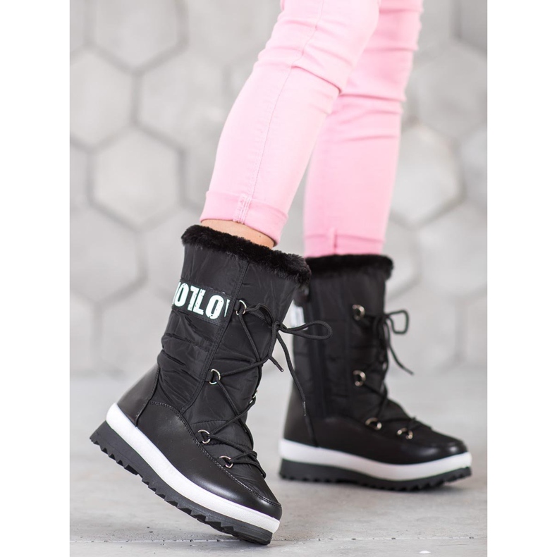 SHELOVET Love snow boots black 2 SHELOVET Love snow boots black 2