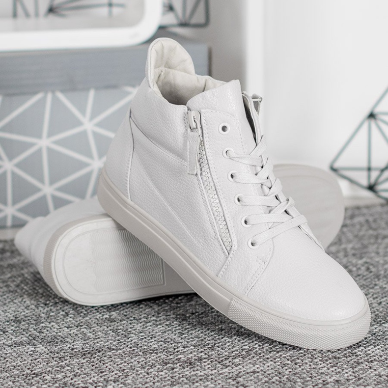 Sergio Leone White Sneakers On The Platform 1