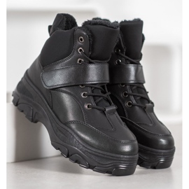 Bona Black Fashion Booties 2