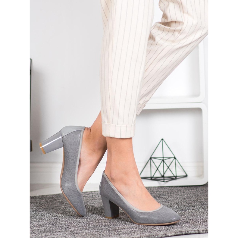 Sergio Leone Comfortable Gray Pumps grey 2