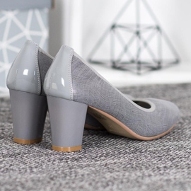 Sergio Leone Comfortable Gray Pumps grey 1 Sergio Leone Comfortable Gray Pumps grey 1