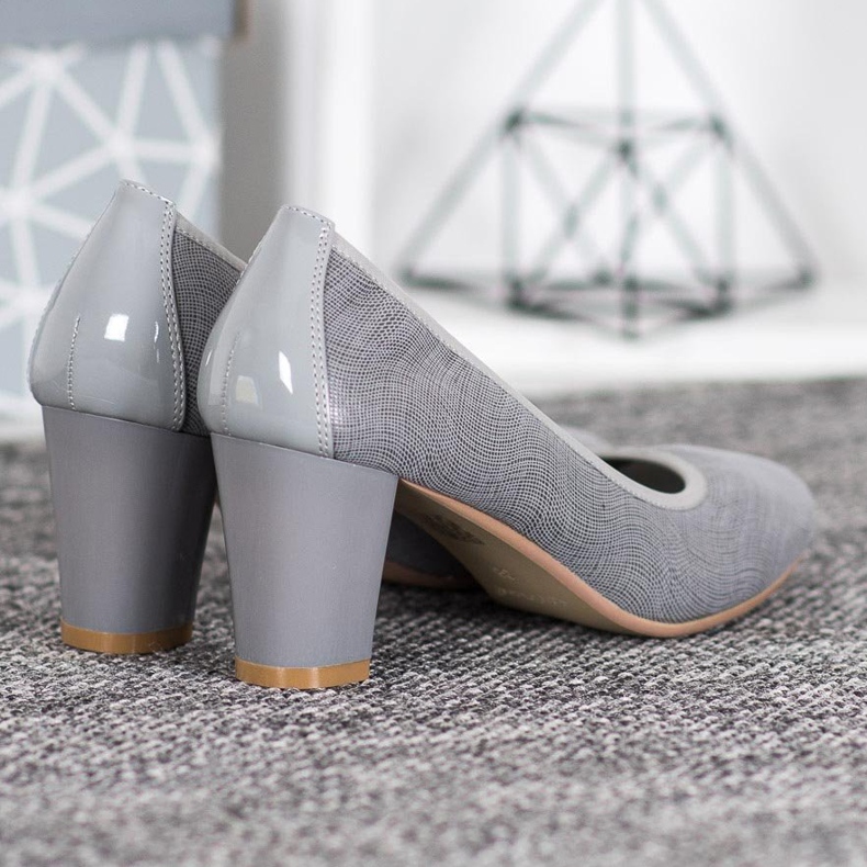 Sergio Leone Comfortable Gray Pumps grey 1 Sergio Leone Comfortable Gray Pumps grey 1