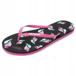 Aqua-Speed ​​Napoli W 40874-49564 flip-flops black pink 1