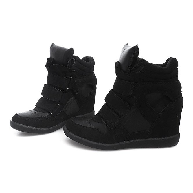 Wedge Sneakers FY8515 Black 1