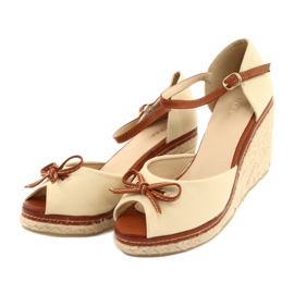 Vices Women's wedge sandals brown 3