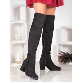 Clowse Suede boots black 2