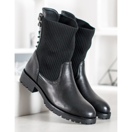SDS Slip-on boots black 1